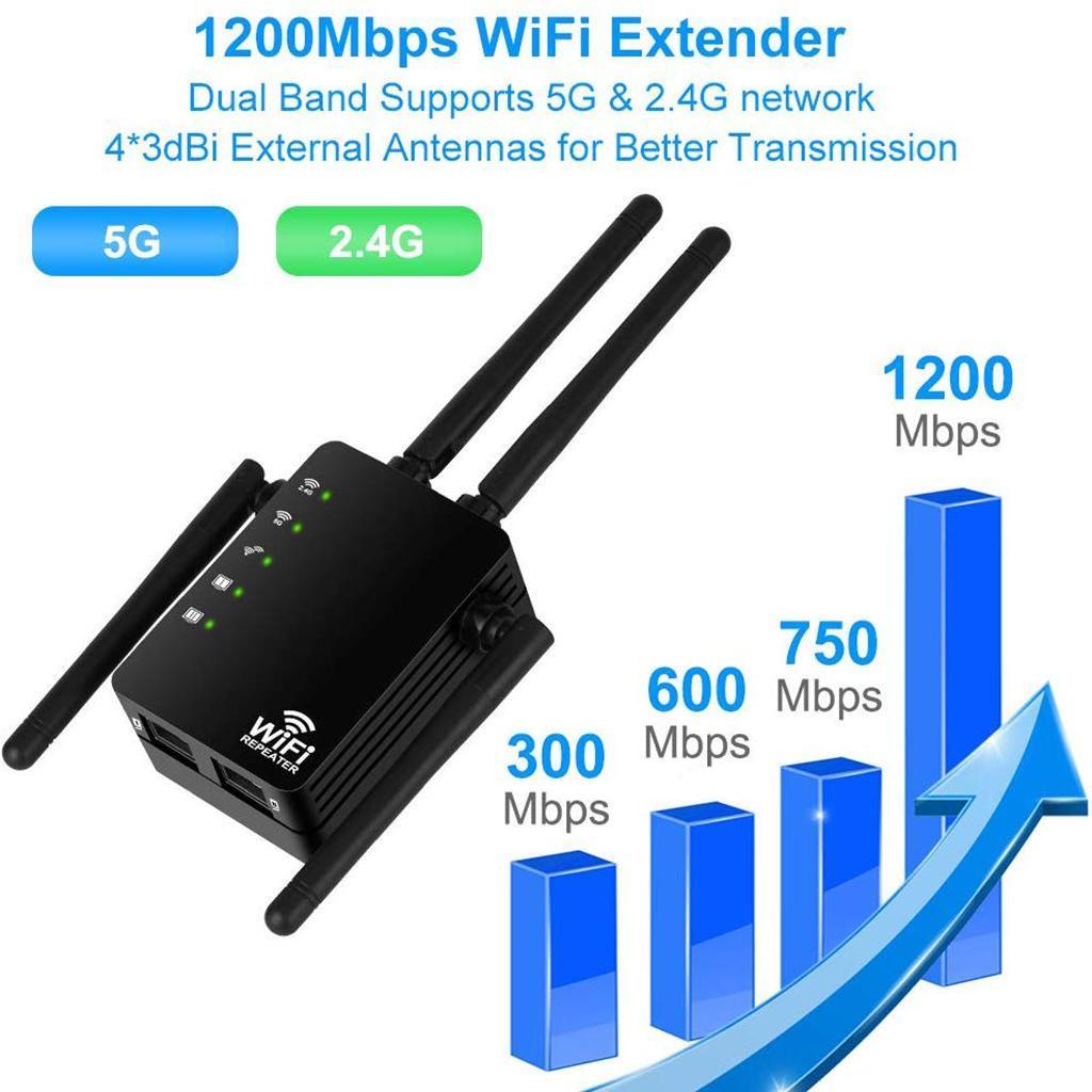 Wifi Extender Repeater Wireless Router Range Network Signal Booster, US Plug