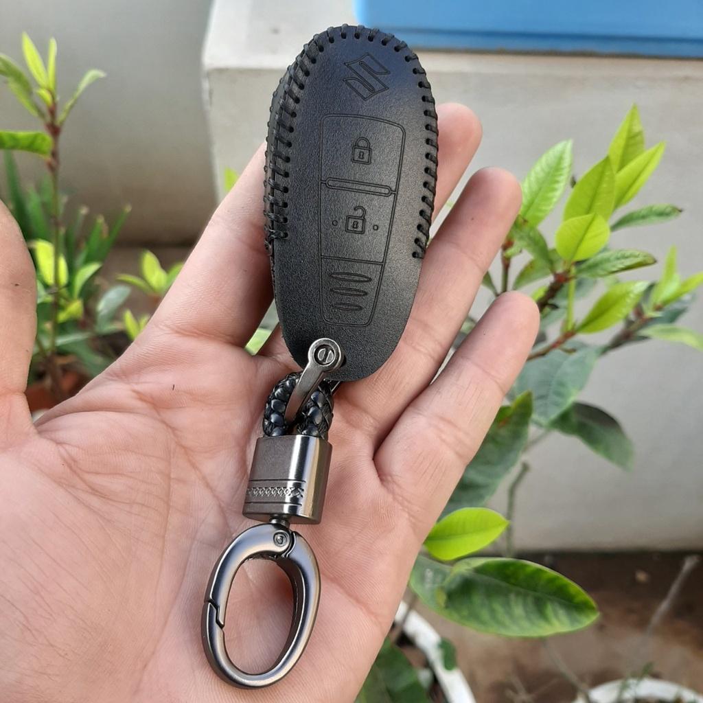 Bao da chìa khóa SUZUKI Swift, Ciaz, Vitara, Ertiga. Da thật, bảo hành 24 tháng, có khắc tên và sdt