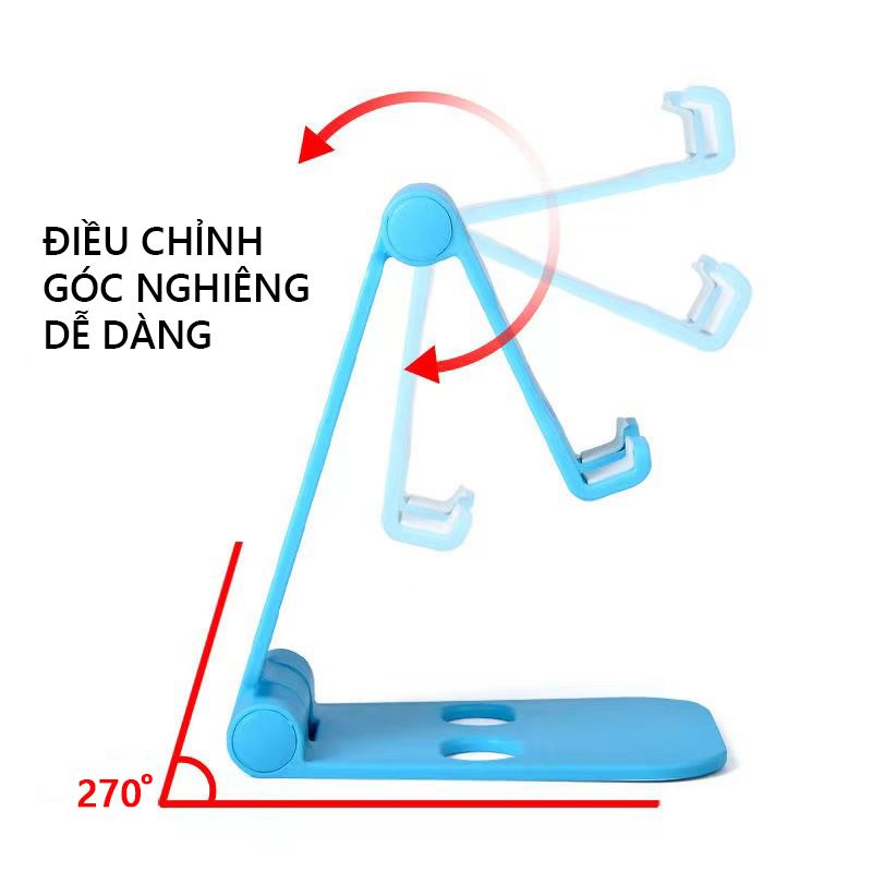 Giá đỡ, kệ đỡ điện thoại, máy tính bảng Rhino KP901 để bàn tiện lợi có thể gấp gọn - Hàng chính hãng