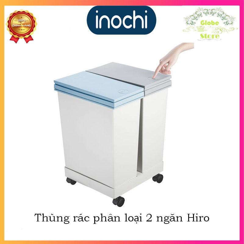 Thùng Rác Phân Loại Thông Minh 2 Ngăn HIRO INOCHI