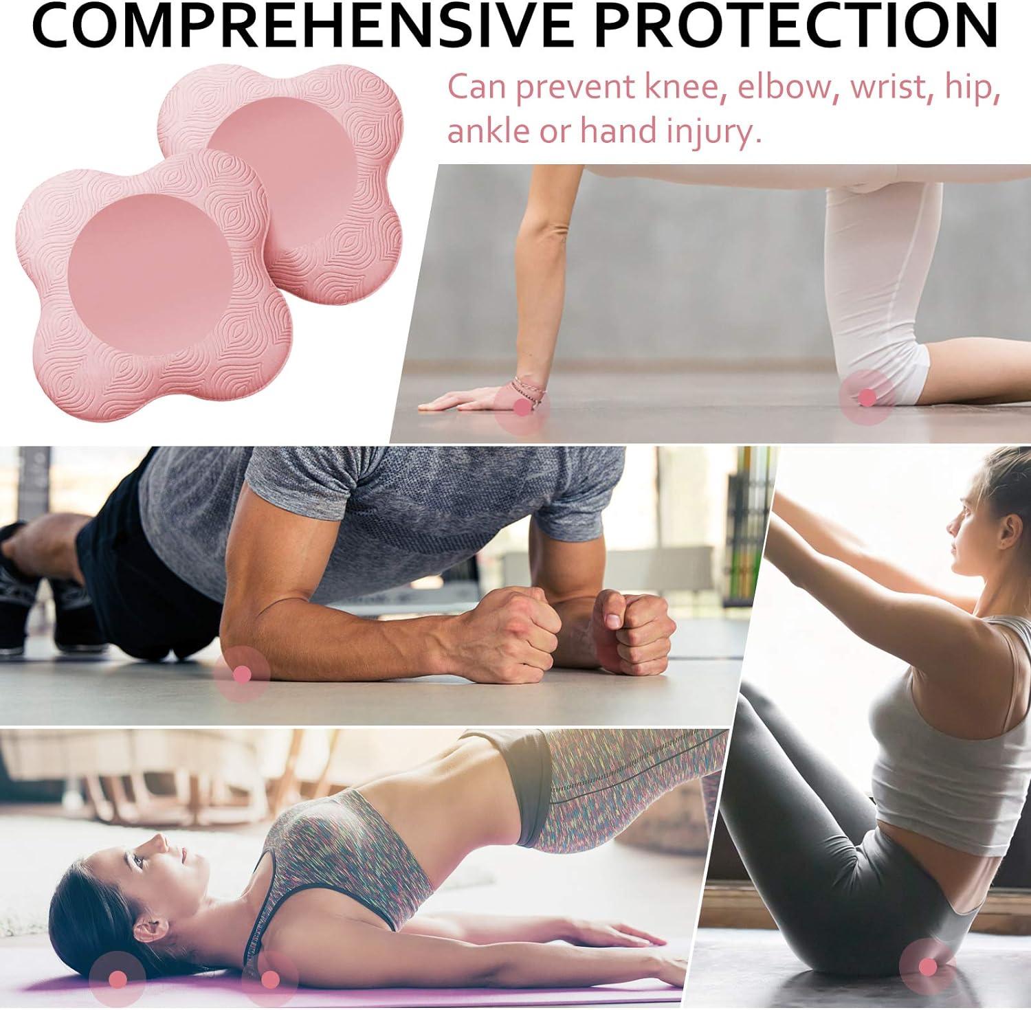 2 Yoga Knee Pierce Yoga Yoga Thảm nhẹ đầu gối, không phải thảm yoga, Matt Yoga để bảo vệ đầu gối, cổ tay và khuỷu tay