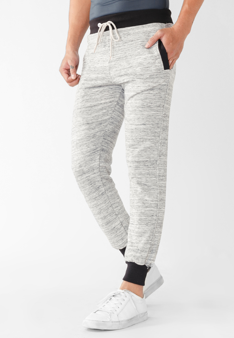 Quần thun lửng jogger nam Phúc An 1024 màu xám