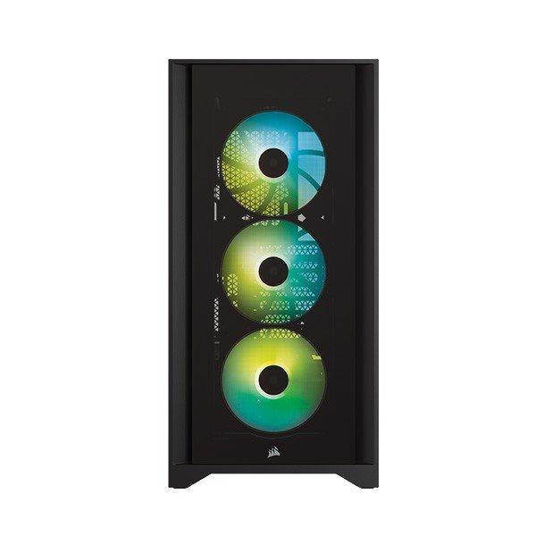 Vỏ máy tính Corsair iCUE 4000X RGB TG Black CC-9011204-WW Hàng chính hãng
