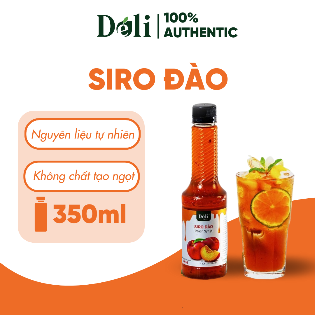 Siro Déli đủ vị - đậm đặc, thơm ngon chuyên dùng pha chế trà trái cây.