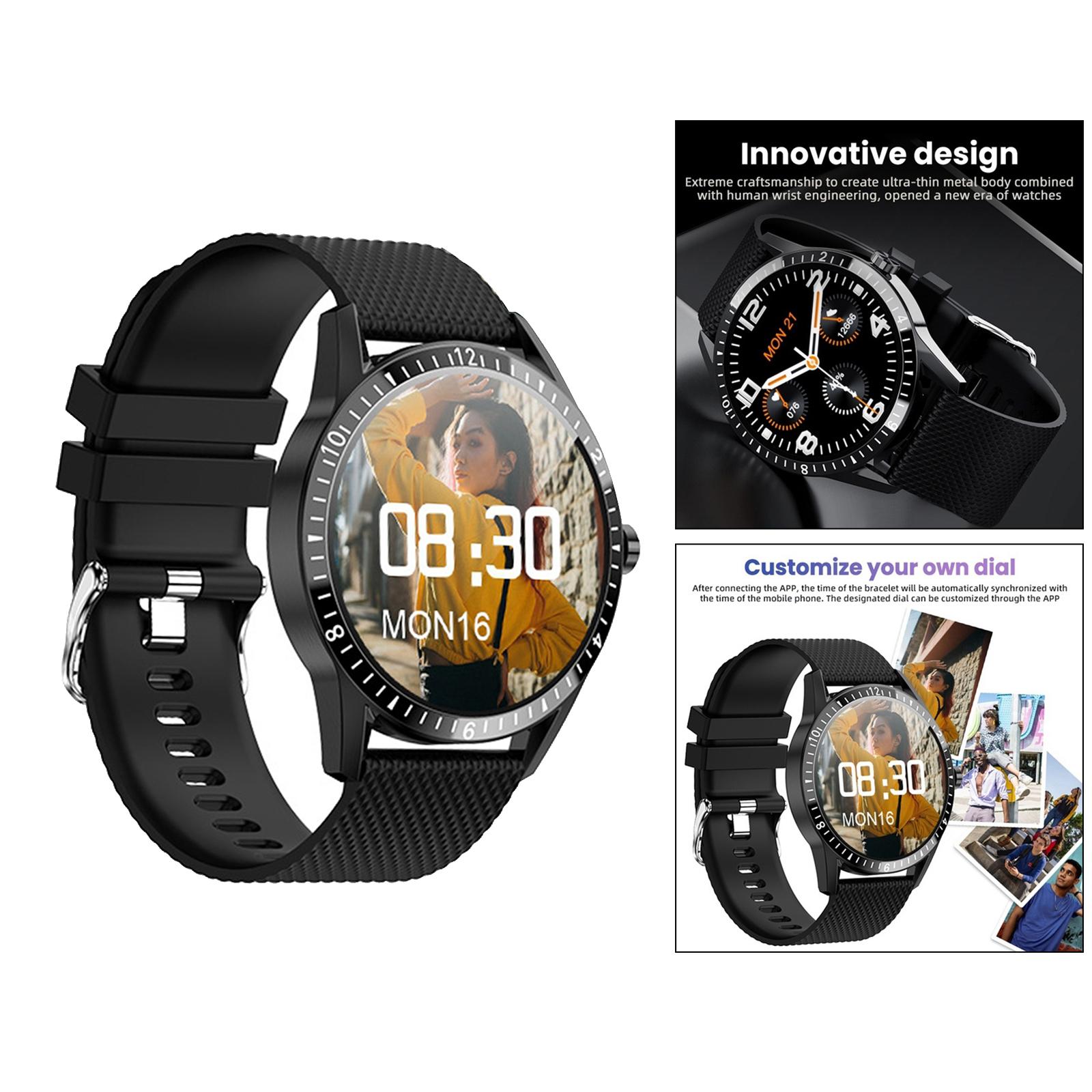 Fashion Business Music Sports Smartwatch Waterproof Bluetooth Call Fitness Tracker,Long Battery