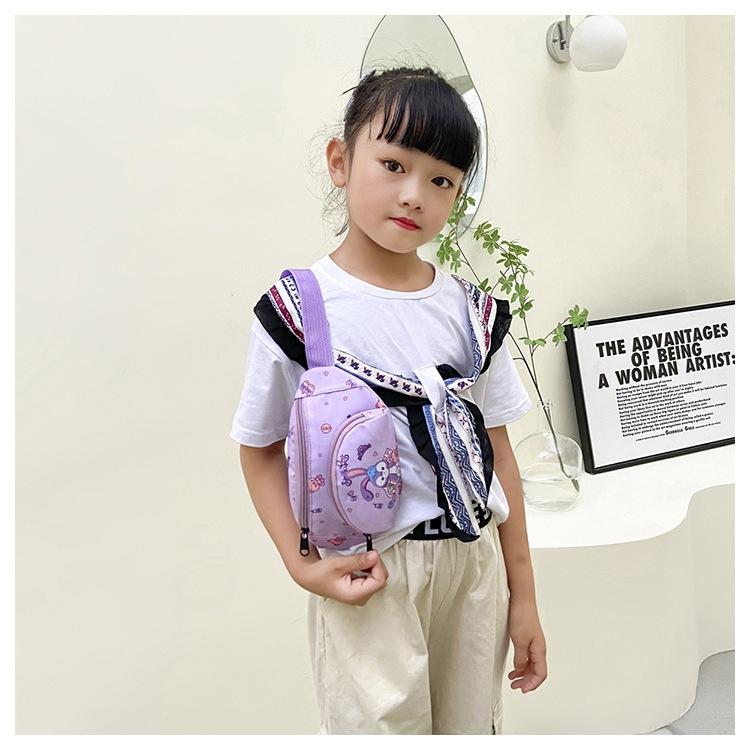 Túi Đeo Chéo Bao Tử Cho Bé Đi Chơi Mẫu Bao Tử 2 Ngăn