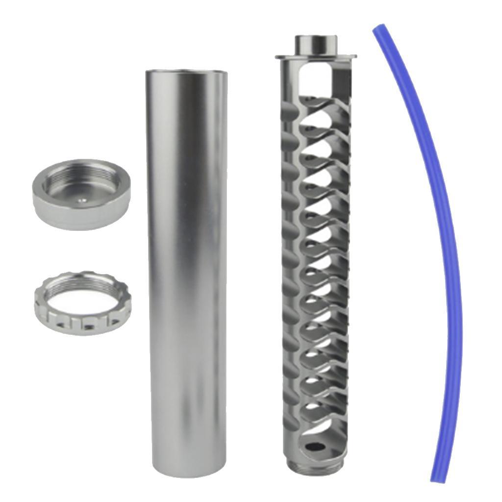 6in Single-core Spiral Automotive Fuel Filter 1/2''-28 Titanium