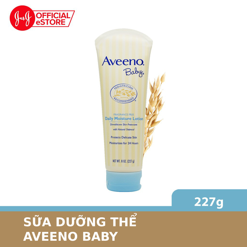 Sữa dưỡng thể hàng ngày Aveeno Baby Daily Moisture Lotion 227g