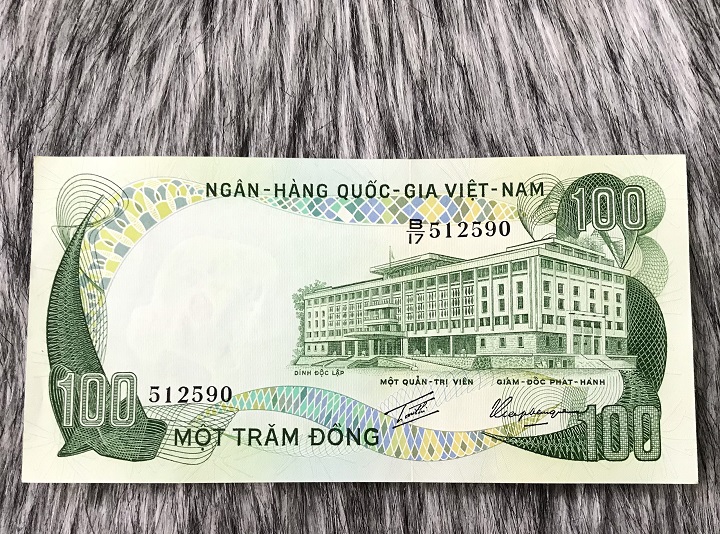 Tờ lưu niệm hình Con Trâu 100 đồng ở Việt Nam, dùng để lì xì, sưu tầm, lưu niệm, trang trí trong nhà dịp Tết Tân Sửu 2021 - SP001805