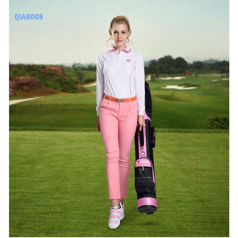Túi đựng gậy golf QIAB008 - Chất liệu khung cứng được gia cố bằng cao su, chắc chắn và bền. Chân chống hợp kim