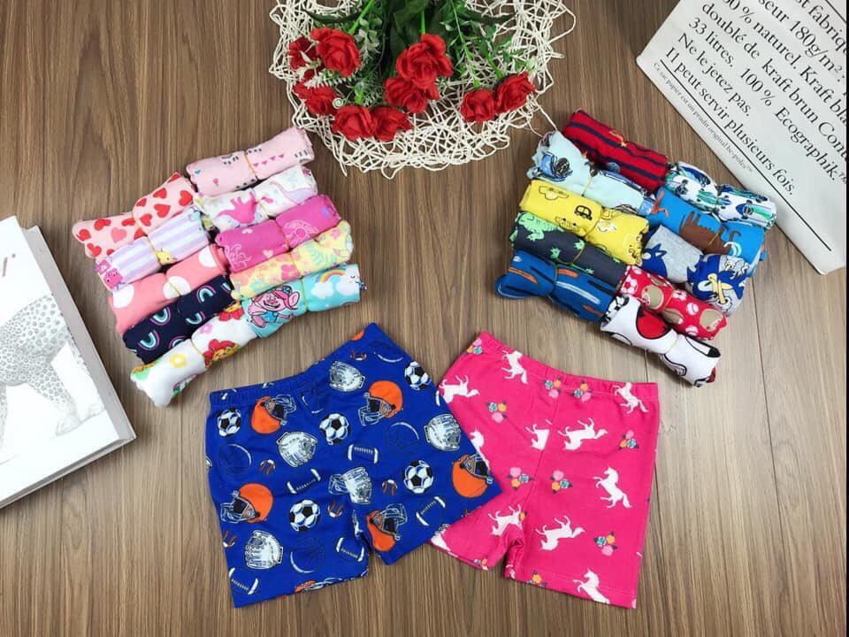 Quần đùi cotton cho bé, quần cộc mùa hè cho bé - giao mẫu ngẫu nhiên