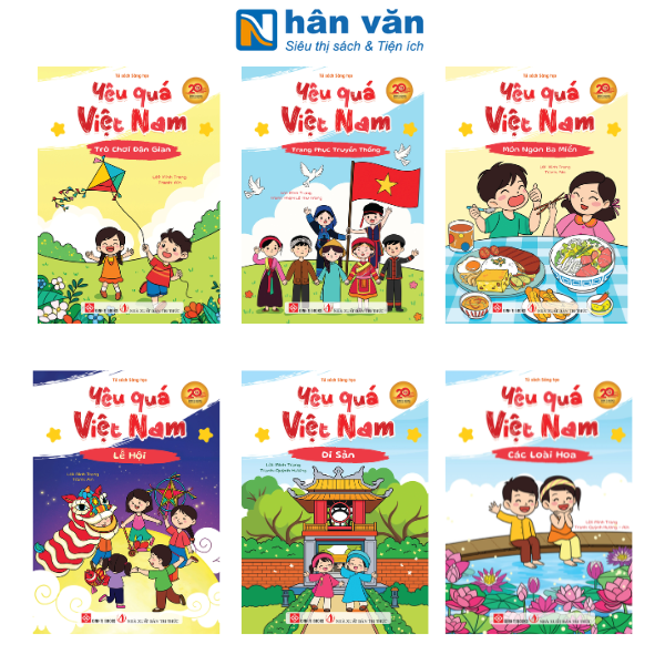Sách Thiếu Nhi - Yêu Quá Việt Nam -Nhiều Chủ Đề