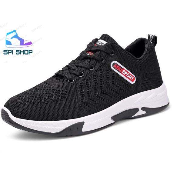 Giày Thể Thao Nam Cao Cấp Giày sneaker HHTSport-Ghi -S5