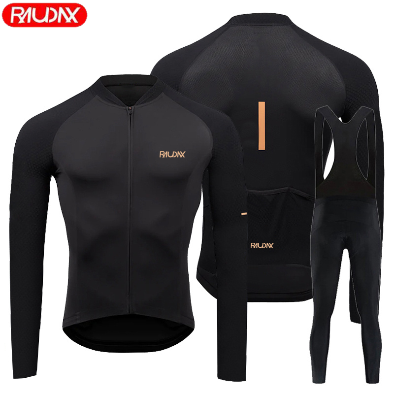 2023 Raudax Nam Dài Tay Mùa Hè Bộ Quần Áo Đạp Xe Jersey Thoáng Khí MTB Maillot Ropa Ciclismo Mùa Xuân Và Mùa Thu Đi Xe Đạp Quần Áo Color: 8 Size: XS