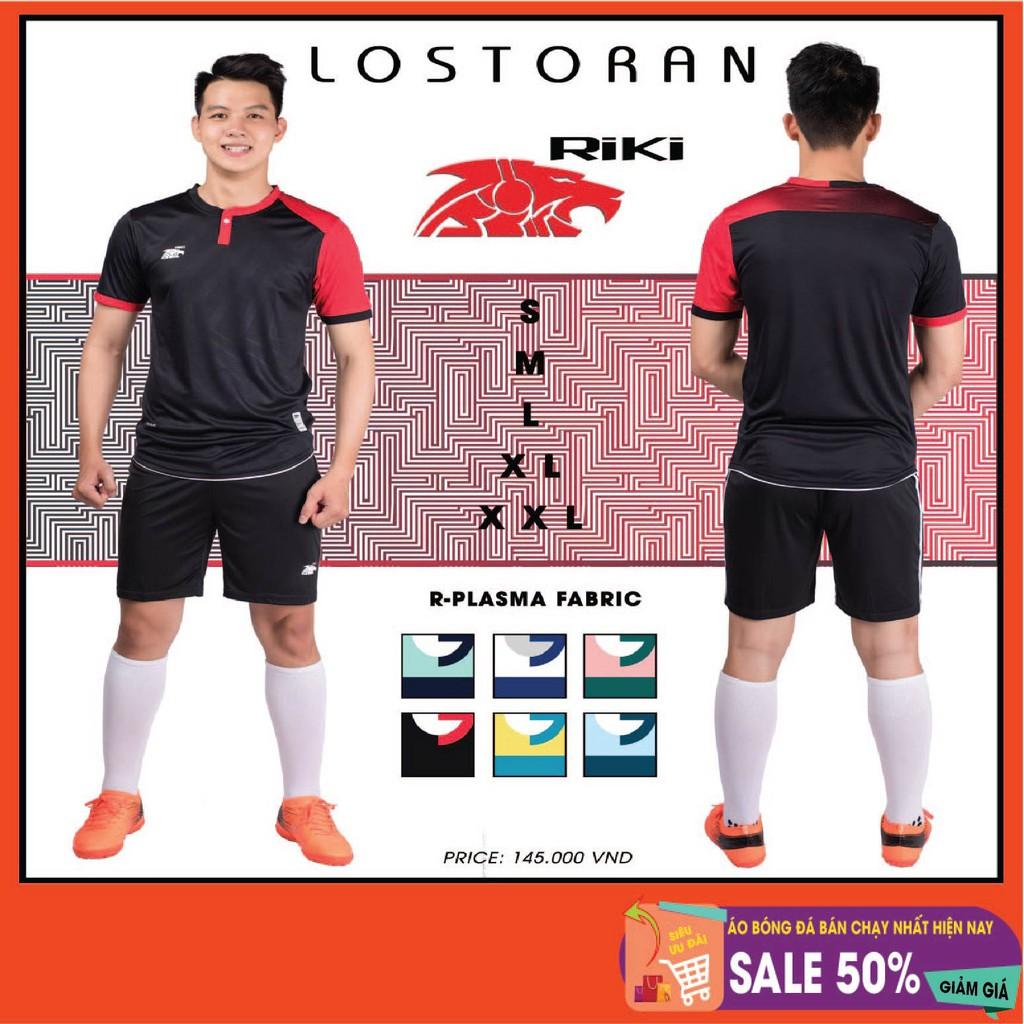 Bộ quần/áo thể thao, Bộ áo bóng đá không logo RiKi Lostoran sẵn kho, giá tốt chất vải mềm mát mịn, thấm hút mồ hôi