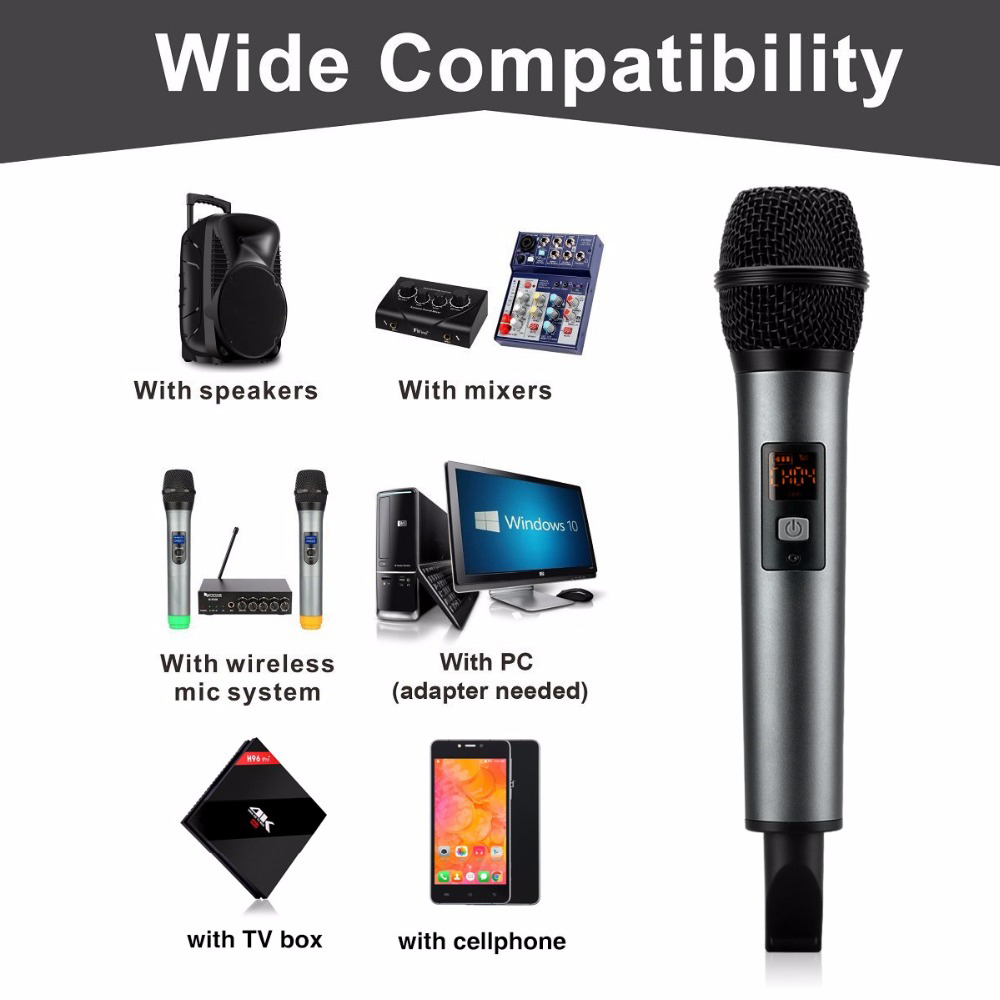 Micro karaoke dành cho ô tô BX7 - Micro không dây đa năng cao cấp - Kết Nối Bluetooth, Chức Năng Lọc Âm Cực Tốt, Chống Hú, Chống Ồn Và Méo Tiếng Giúp Âm Thanh Phát Ra Trong Trẻo, Mượt Mà - Biến mọi loa vi tính thành loa karaoke - Hàng nhập khẩu