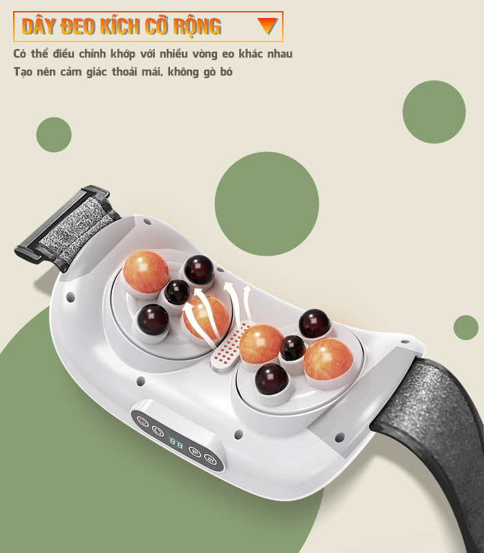 Máy Massage Bụng Cao Cấp Nikio NK-166DC - Công Nghệ Xoa Bóp Kết Hợp Hồng Ngoại Hiện Đại, Hỗ Trợ Cải Thiện Vòng 2 Cực Nhanh, Pin Sạc Tiện Lợi