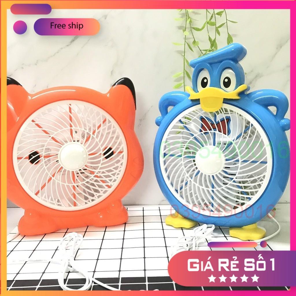 Quạt Để Bàn MiNi Hình Thú Ngộ Nghĩnh Đáng Yêu 220v Cao Cấp Cho Văn Phòng Dễ Dàng Di Chuyển