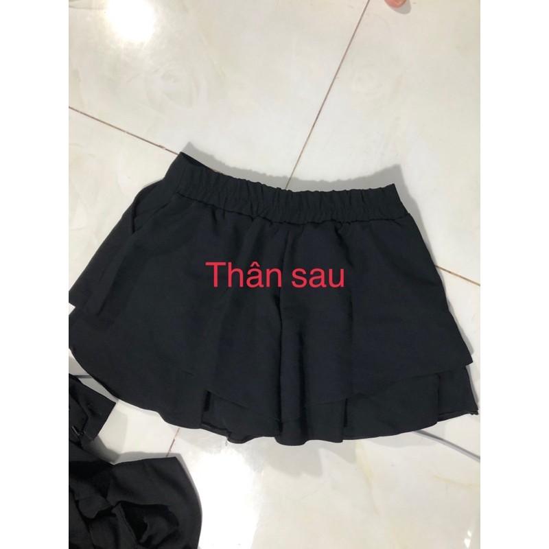 Quần short giả váy 2 tầng