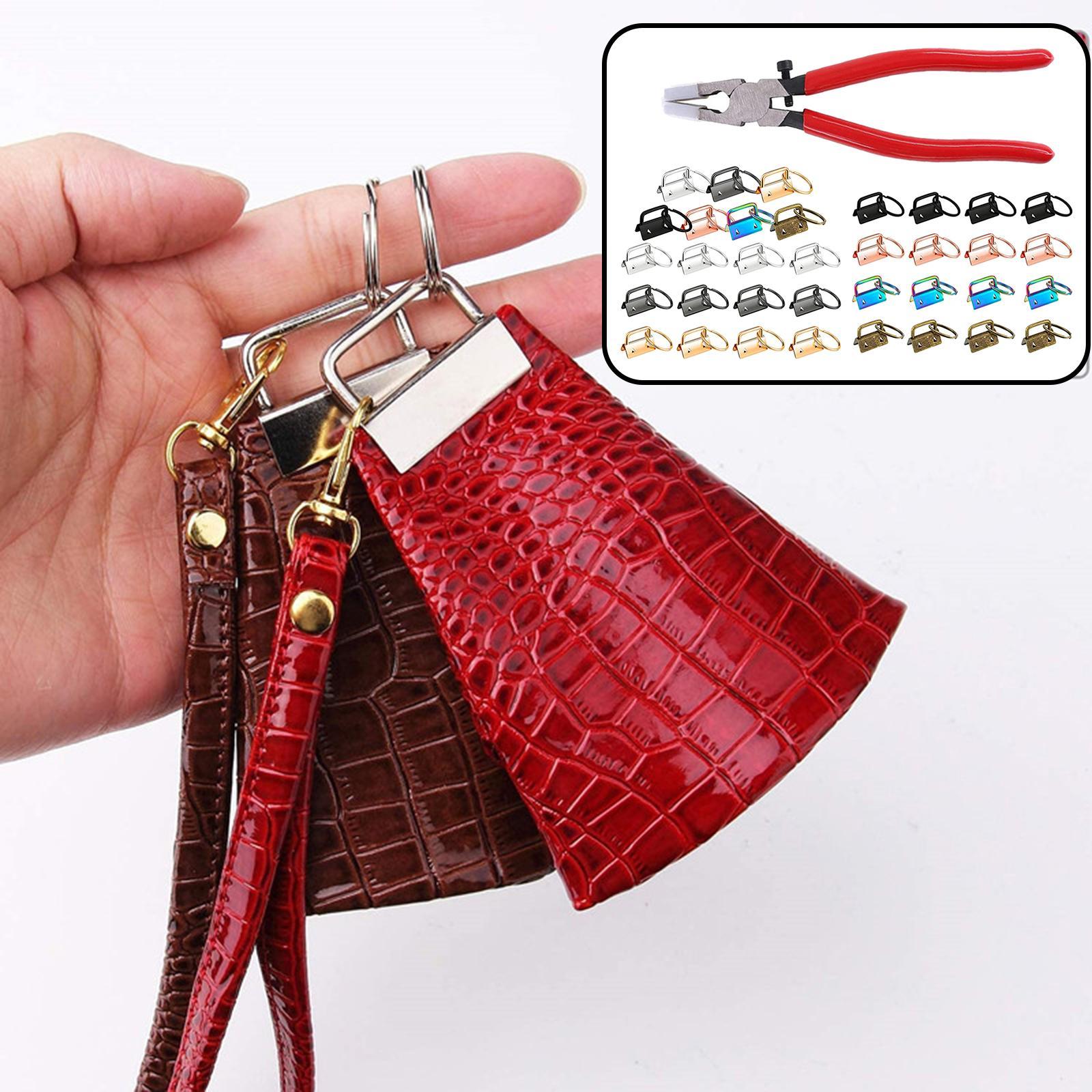 Key Fob Hardware with Split  for Keychain- Pliers