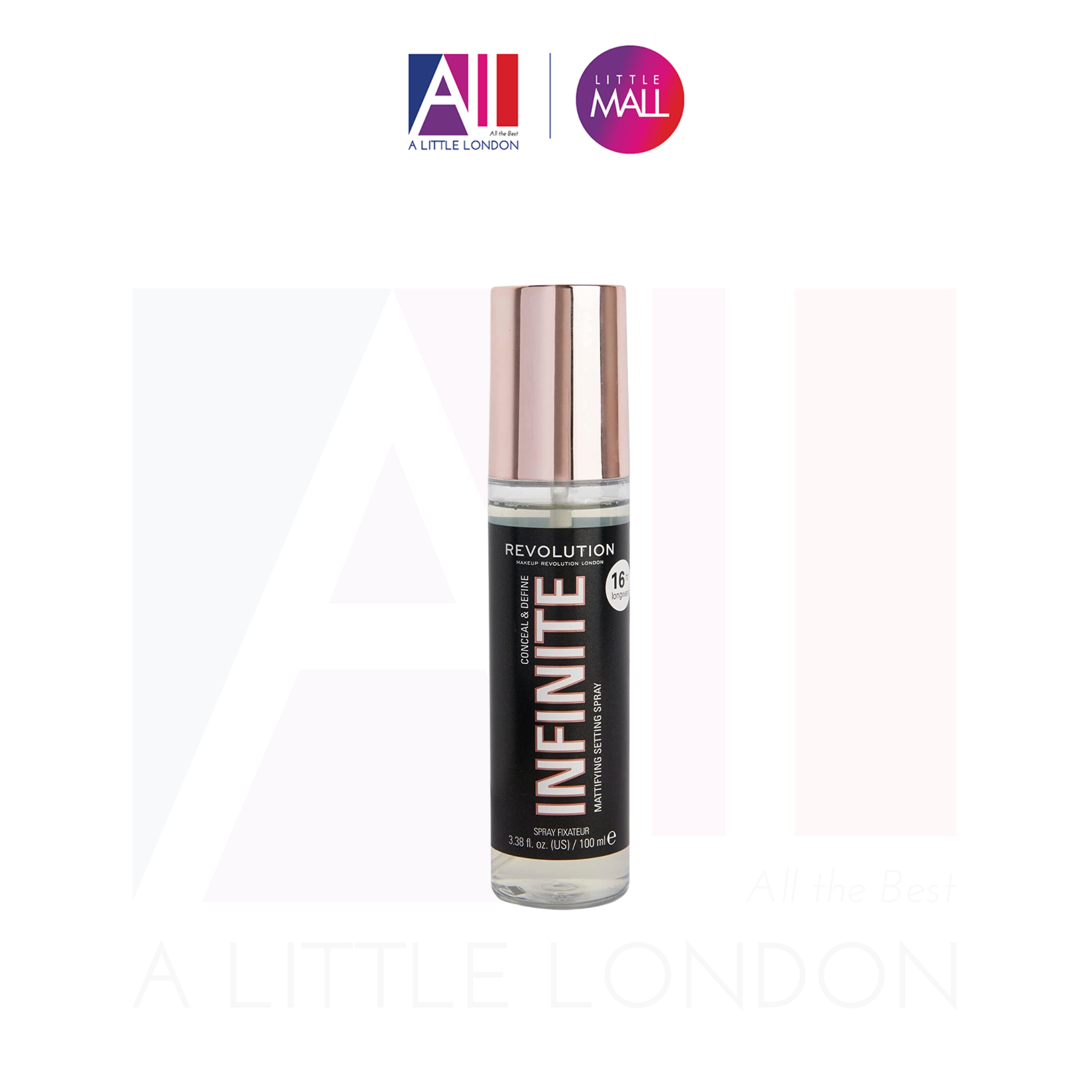 Xịt lót Makeup Revolution Conceal & Define Infinite Mattifying Setting Spray 100ml