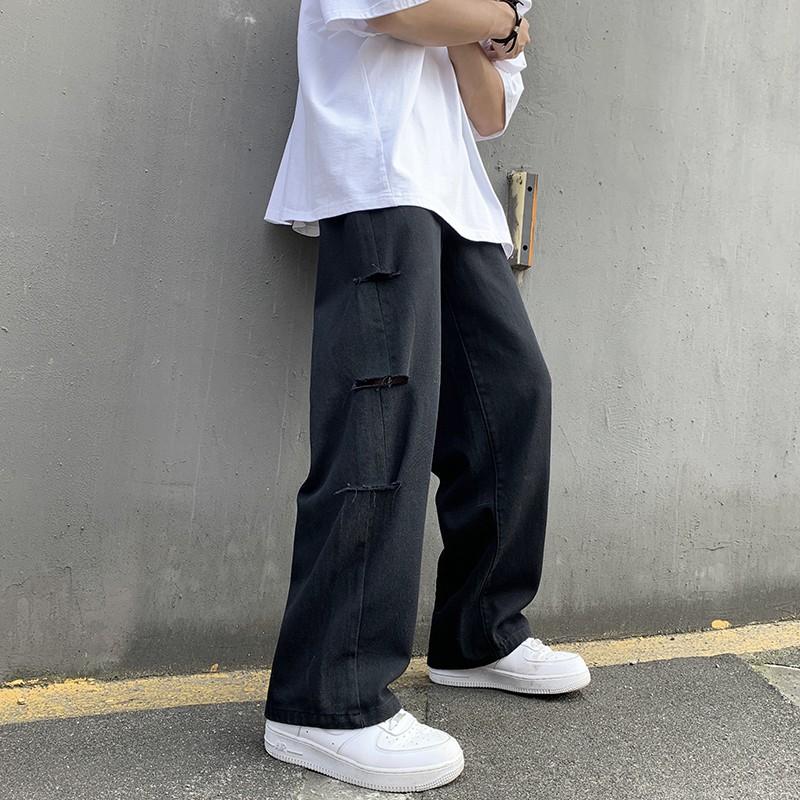 Quần Jean Nam - Baggy Ống rộng nam - jean dày