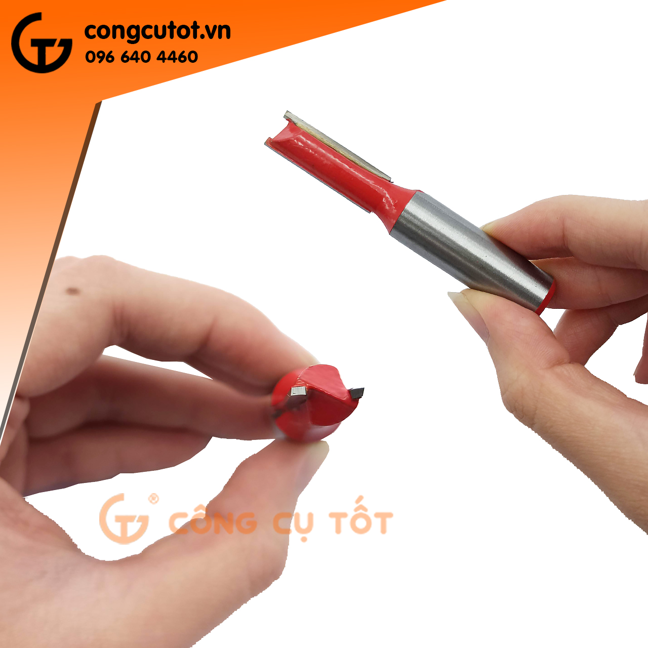 Mũi phay gỗ lấy nền chân 12.7mm cạnh cắt 10mm