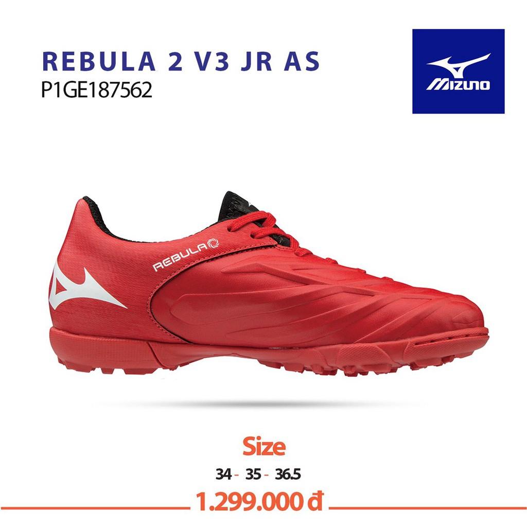 Giày Đá Bóng Trẻ Em Sân Cỏ Nhân Tạo Mizuno Rebula 2 V3 JR AS