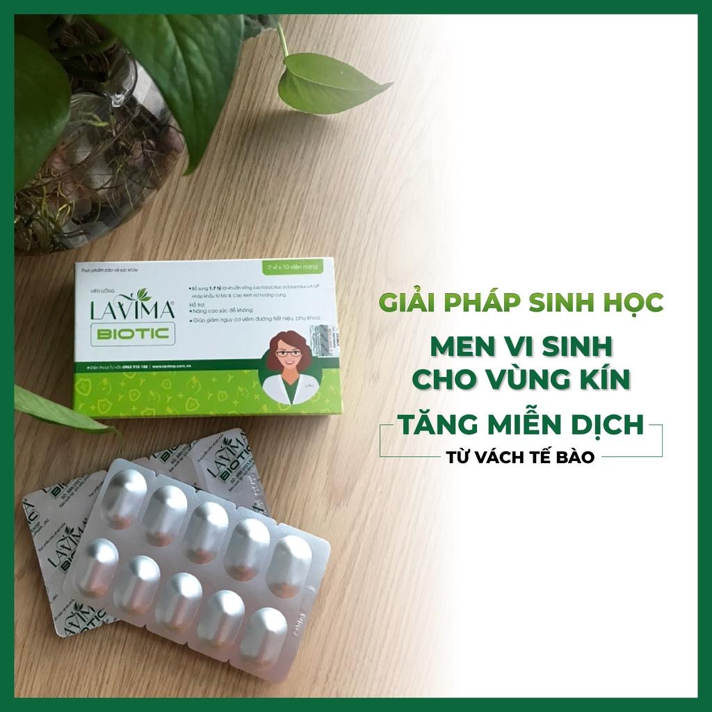 Viên Uống Phụ Khoa- Men Vi Sinh Vùng Chữ Y LAVIMA BIOTIC