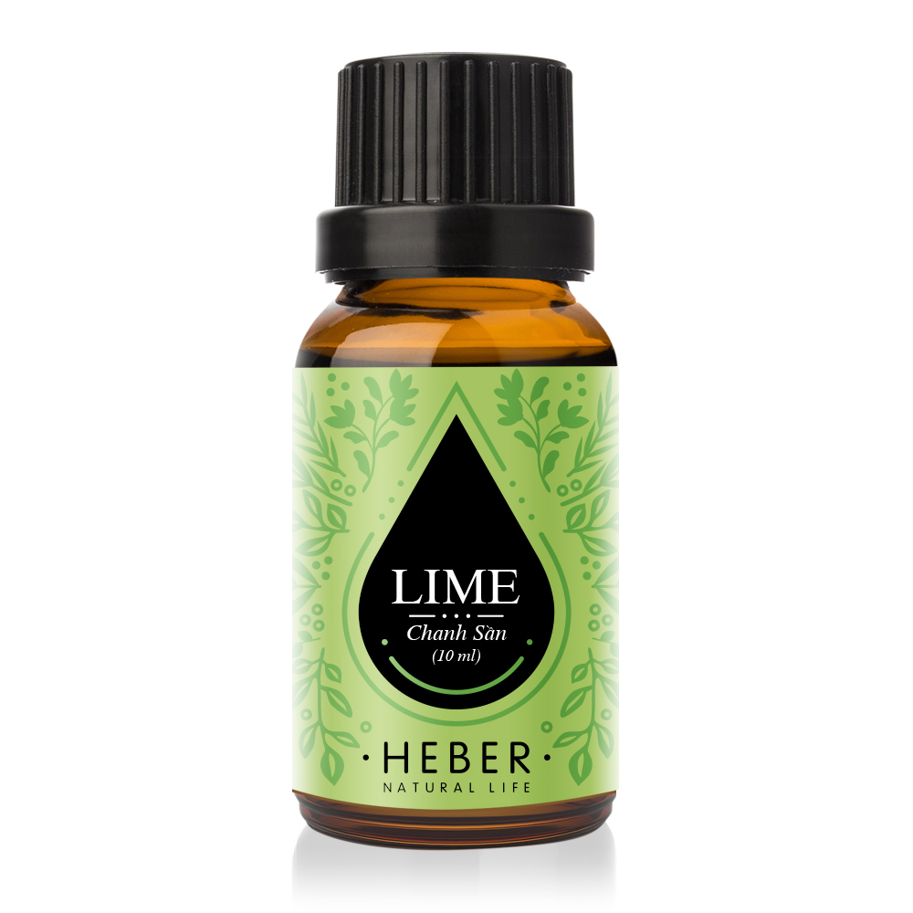 Tinh dầu Chanh Sần Lime Essential Oil Heber | 100% Thiên Nhiên Nguyên Chất Cao Cấp