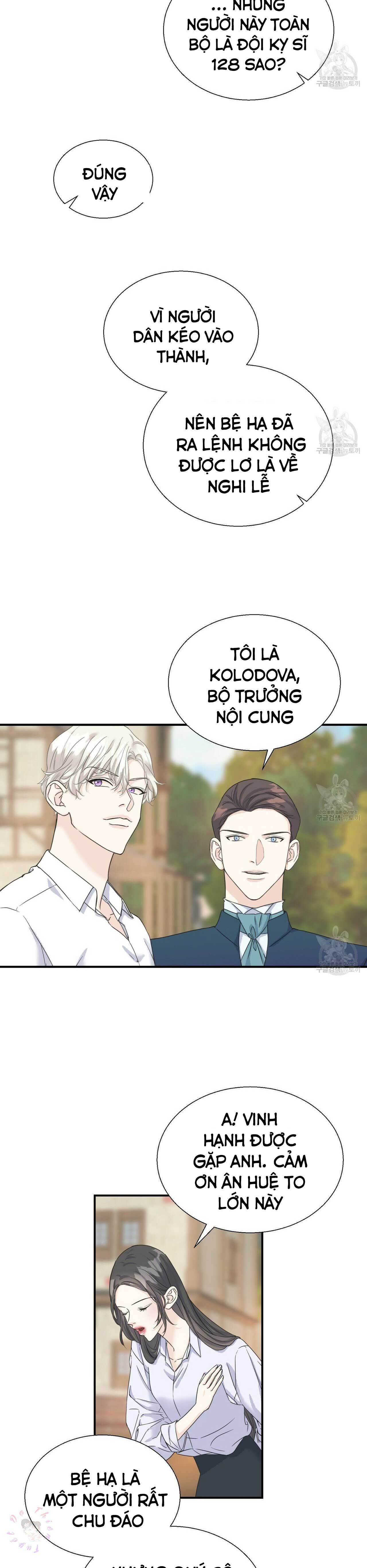 chàng hoàng tử máu s và nàng kỵ sĩ lạnh lùng chapter 8.1 13