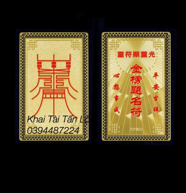 Đồ thờ cúng Kim bài công danh học tập