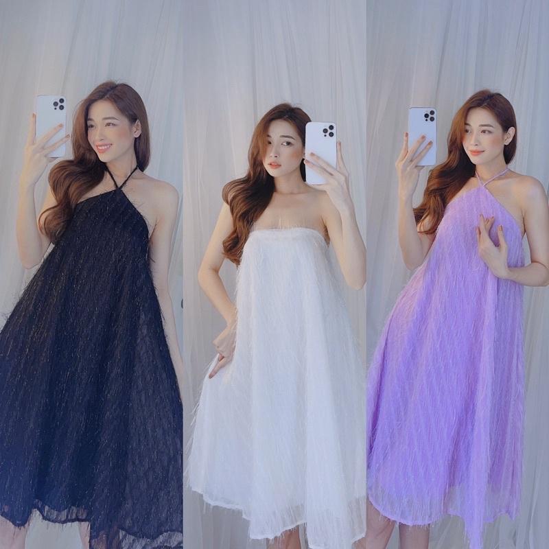 Đầm Yếm xoè bầu bí bon chen bkfrreship
