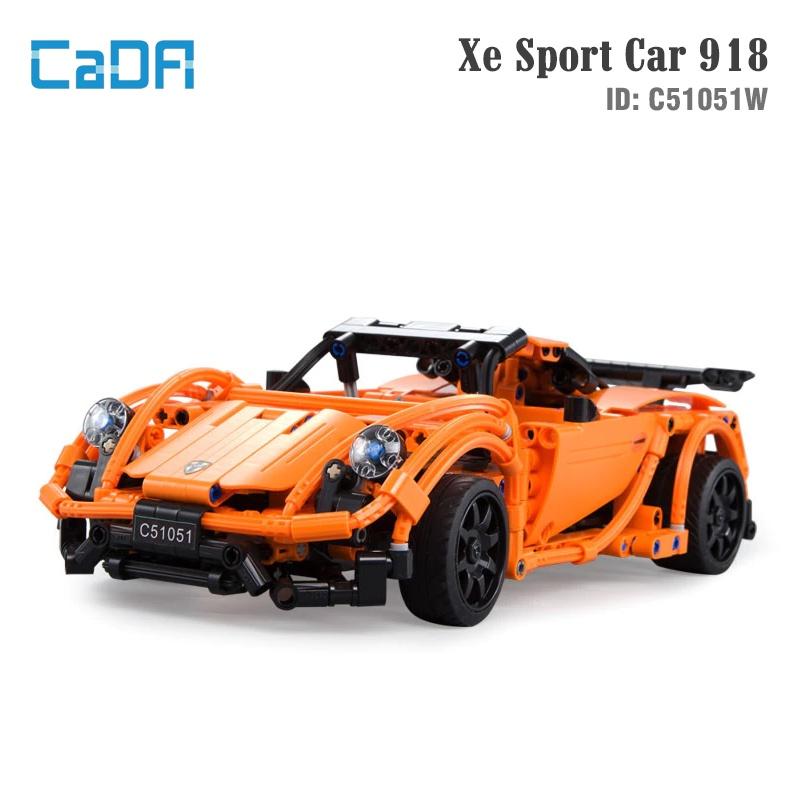 Đồ Chơi Lắp Ráp Điều Khiển Bằng Tay Xe Thể Thao Sport Car 918 – CADA C51051W