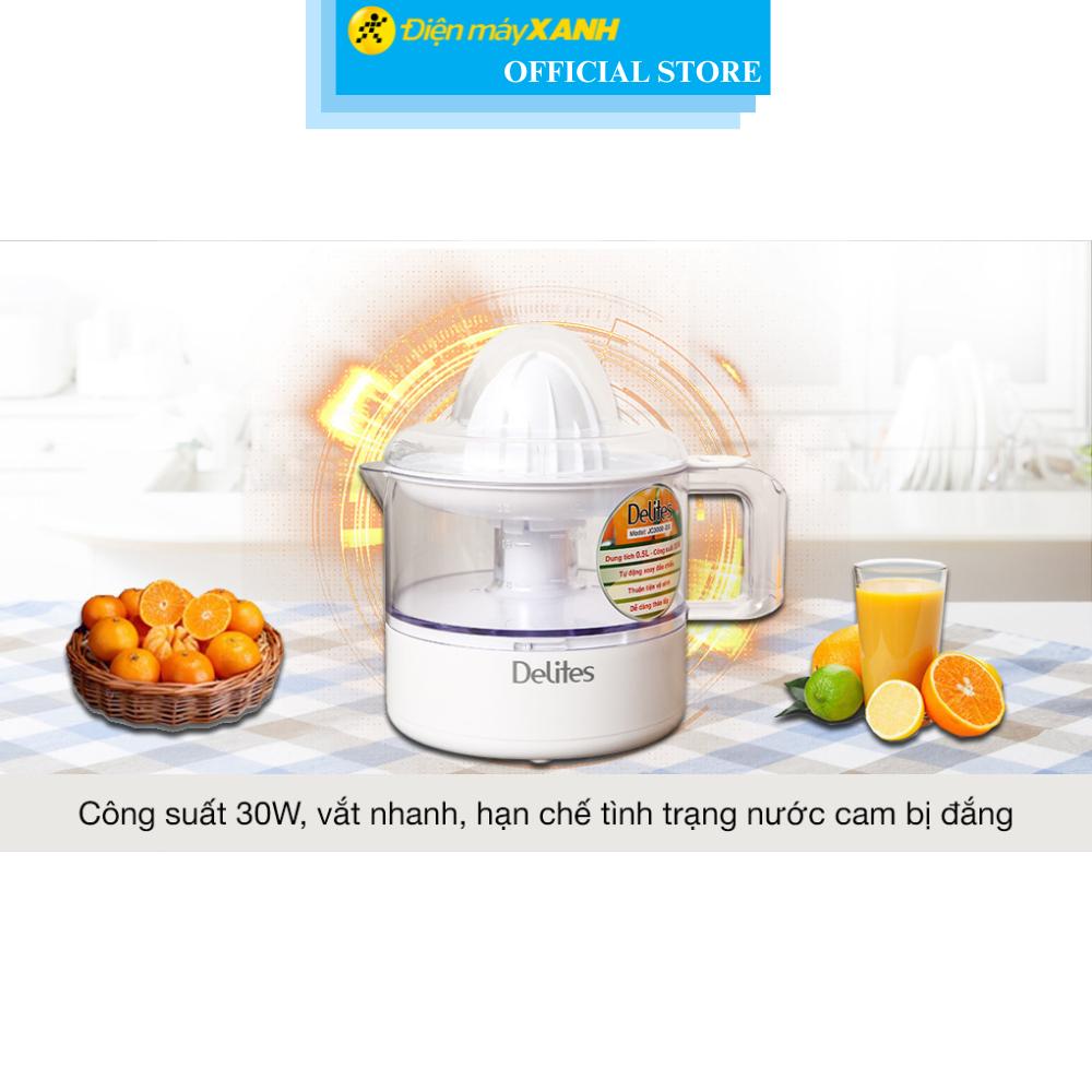 Máy vắt cam Delites 30W JC3000-GS - Hàng Chính Hãng