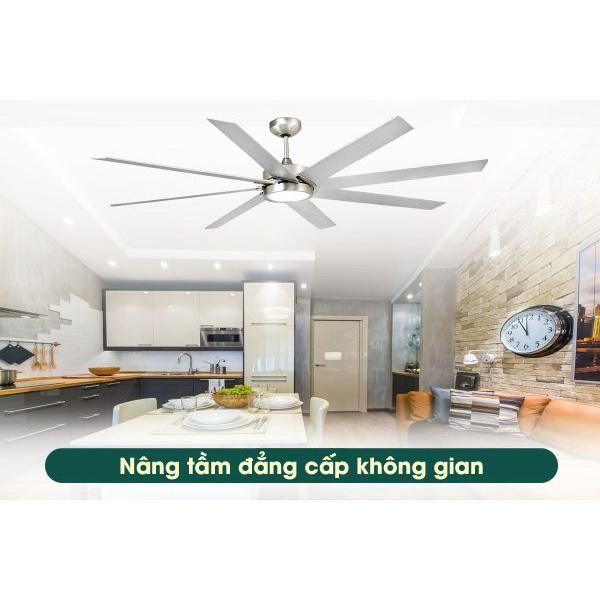 Quạt trần FARO CENTURY - Động cơ DC, 8 cánh MDF dài 165cm - Hàng chính hãng