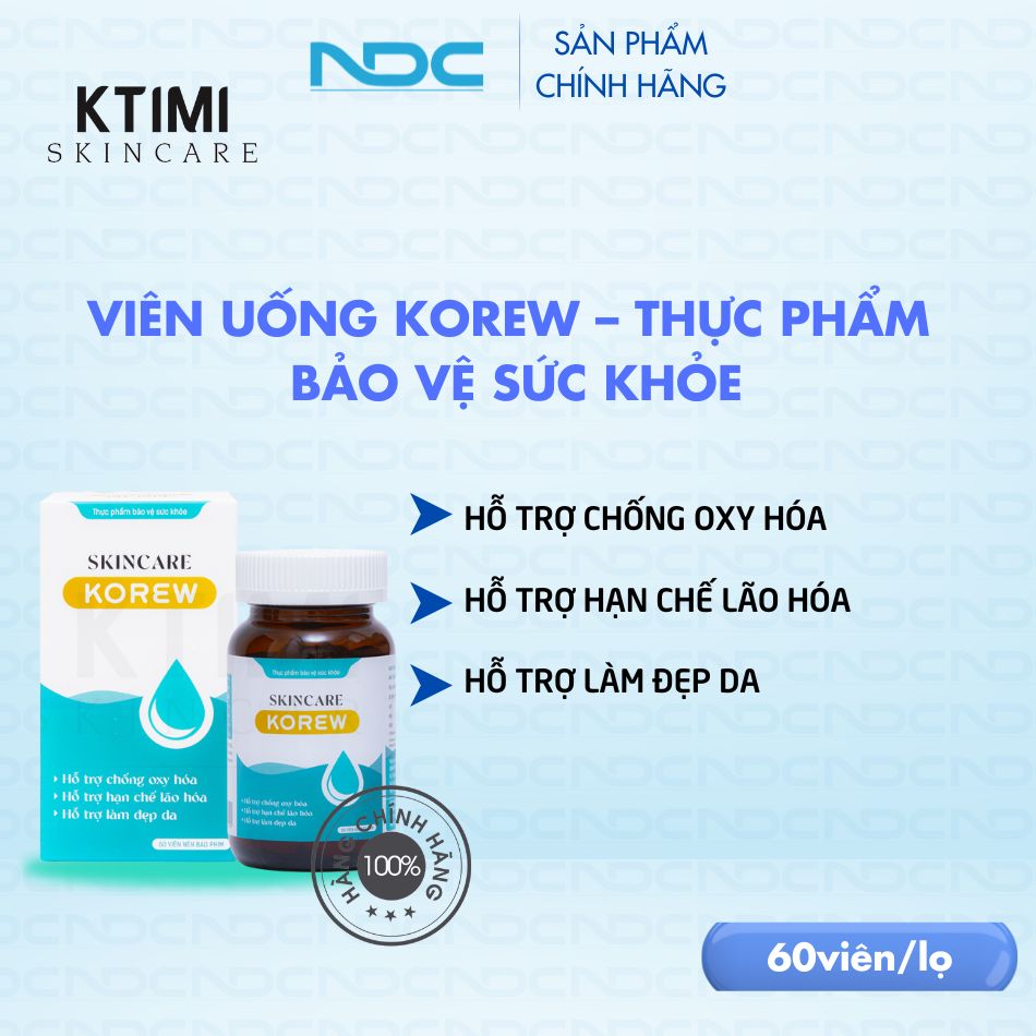 Viên uống Korew Ktimi - Thực phẩm bảo vệ sức khỏe SKINCARE KOREW