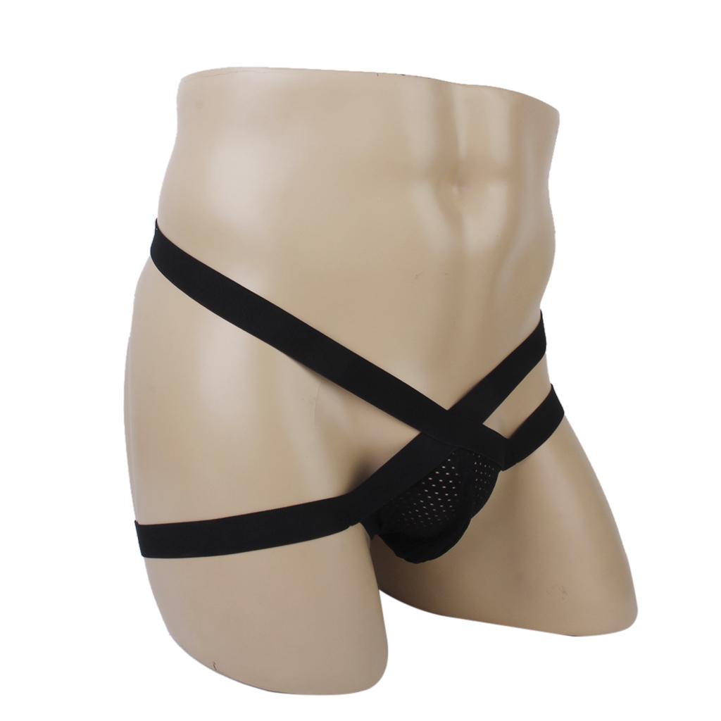 Mens Pouch Jockstrap G-string Shorts Thong Underwear Briefs Lingerie