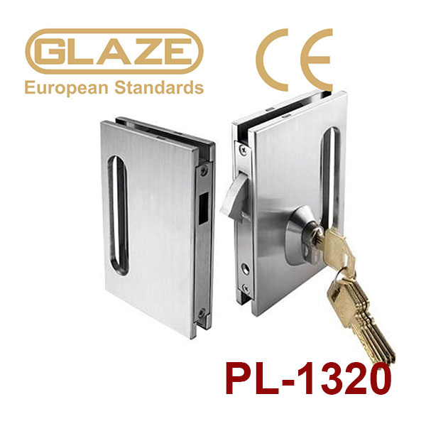 Khóa cửa lùa 2 cánh PL1320 dập - Glaze