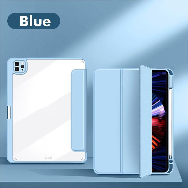 A5656 - Bao da dành cho Ipad Mini6 iPad Gen9 10.2 11 Inch 2021 Ipad Air4 10.9 Vỏ Acrylic Có Thể Tháo Rời