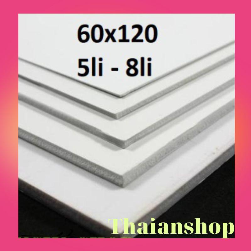 (Siêu Siêu RẺ) Bìa mô hình - 60x120cm 5mm & 8mm (Bìa làm handmade, Formex 8li 5li , Fomex 8ly 5ly, Fomic)