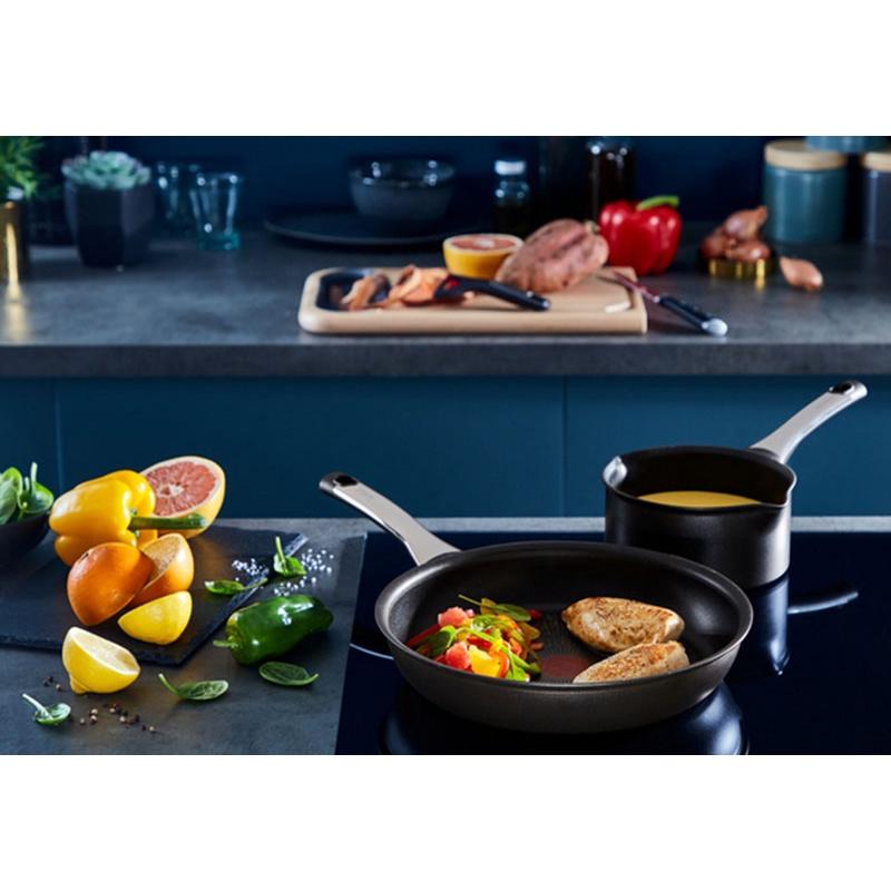 Chảo Chiên Rán Chống Dính Tefal Excellence, Đường Kính 20-24-28cm, Dẫn Nhiệt Tốt, Dùng Cho Mọi Loại Bếp, Made In France