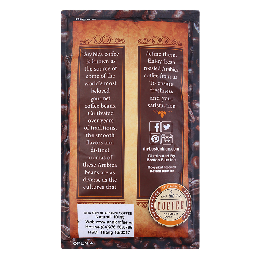 Combo 8 Gói Cà Phê 100% Arabica Anni Coffee