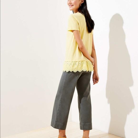 Áo thun phối ren dưới L0ft