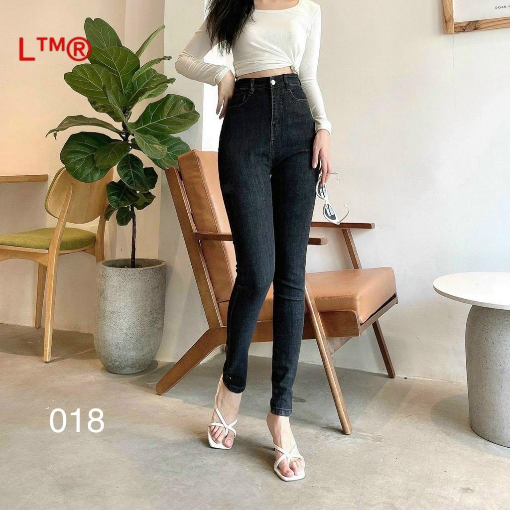 Quần jean đen 9 tấc Tua Lai, đen muối tiêu dành cho Bigsize, LƯNG CAO, CO DÃN MẠNH 4073