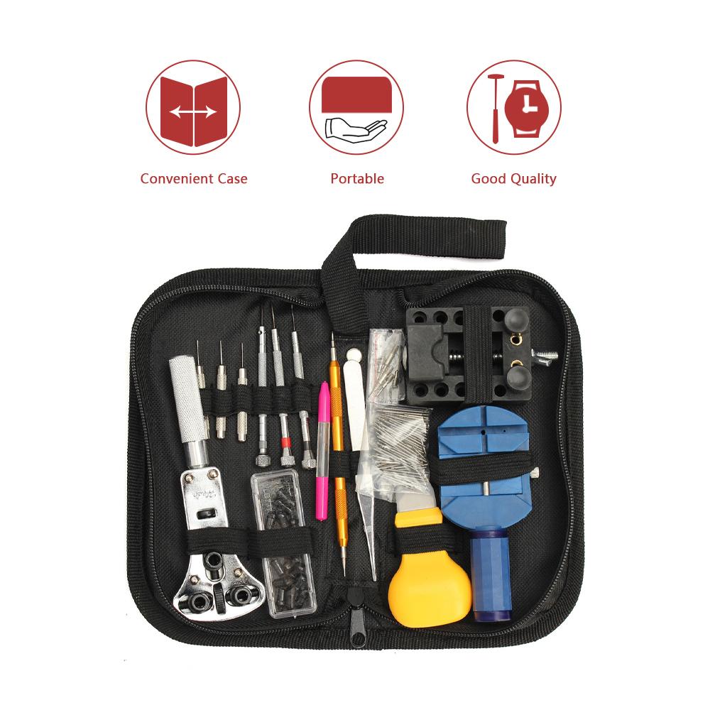 Bộ công cụ sửa chữa đồng hồ chuyên nghiệp liên kết dây đeo đồng hồ Pin YD-007 144PCS