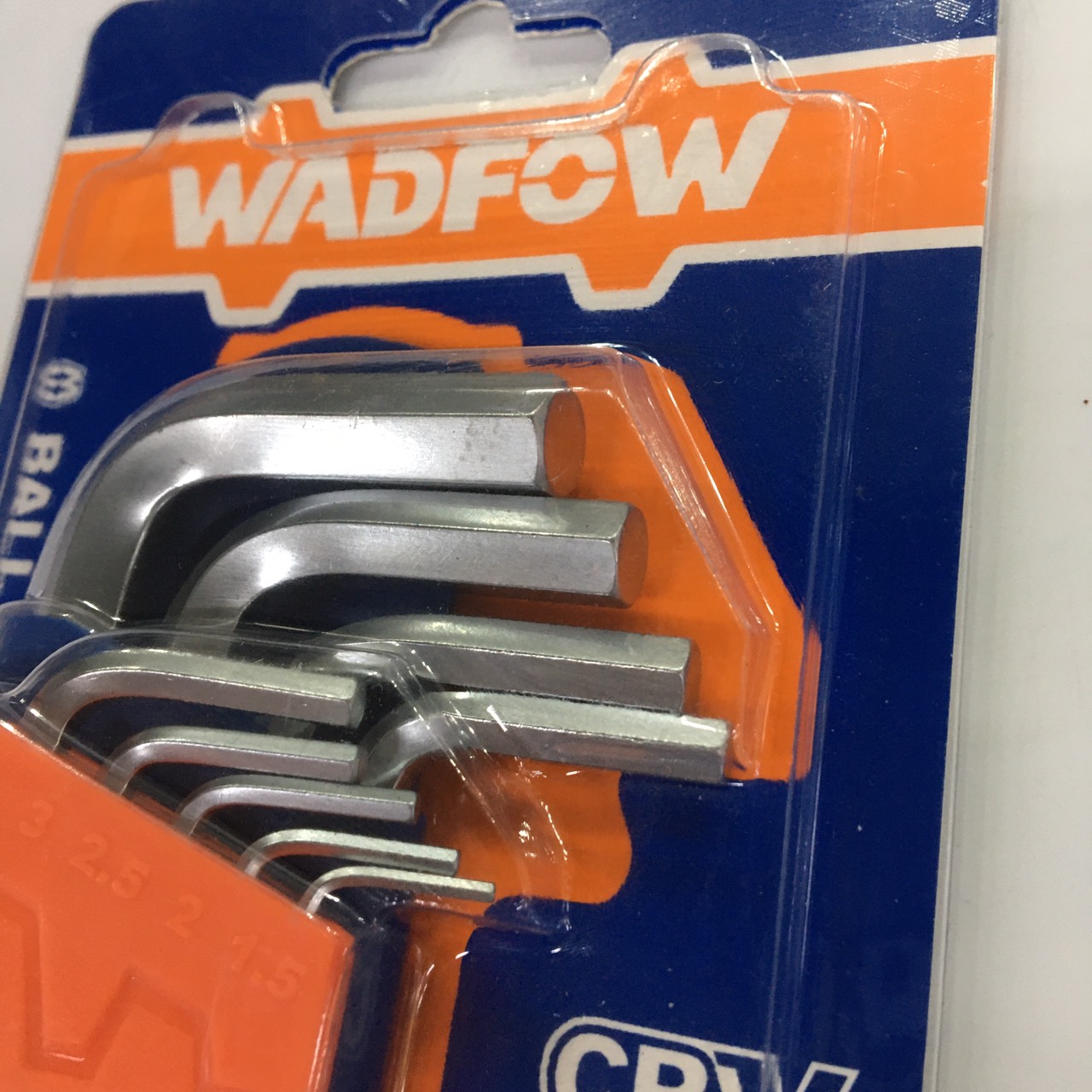 Bộ lục giác bi 9 cây Wadfow 1.5-10mm WHK2291 mạ chrome