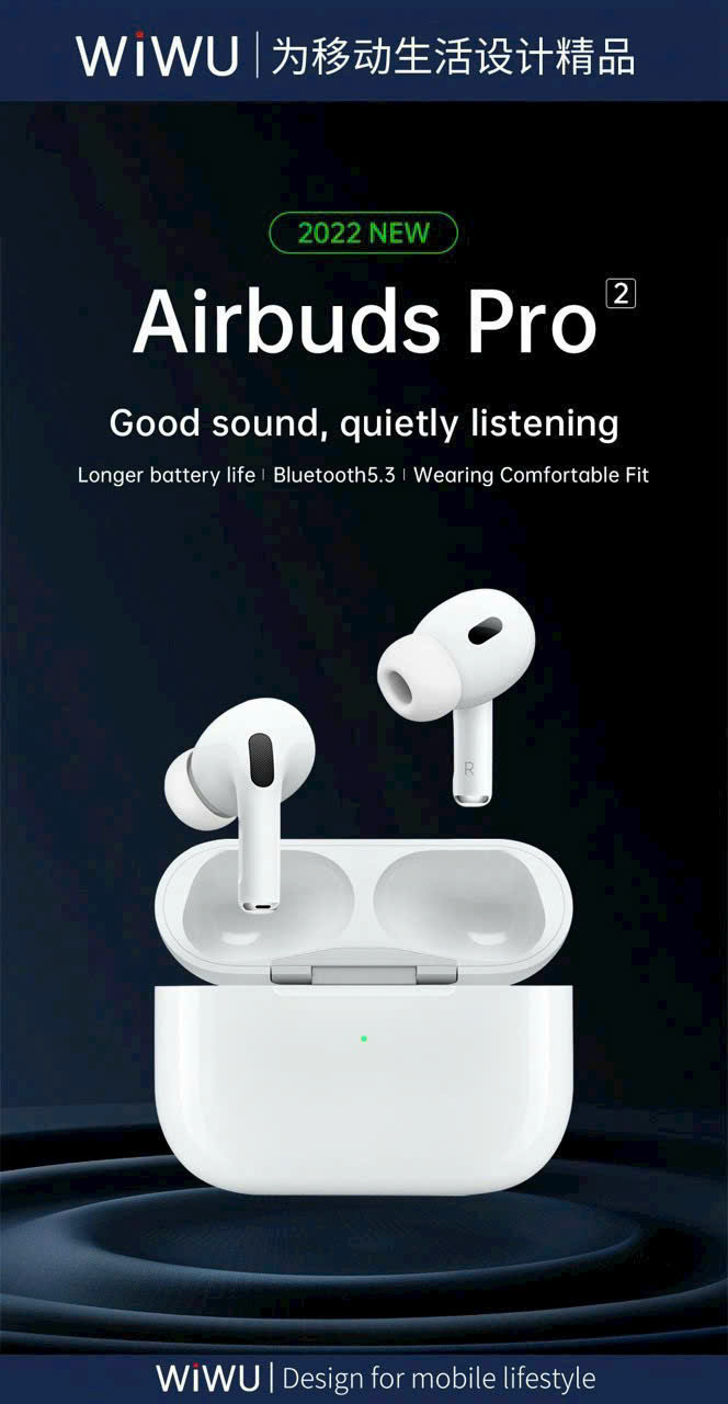 Tai nghe TWS Wi WU Airbuds Pro 2 SE - Hàng nhập khẩu