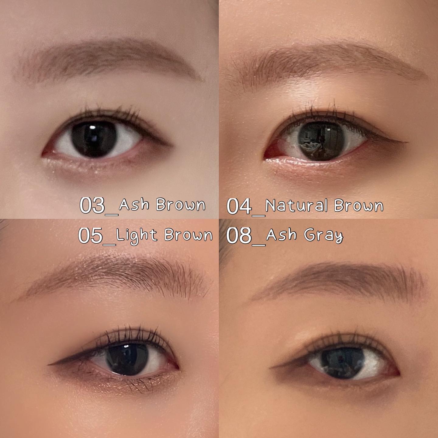 Bút Chì Sáp Kẻ Lông Mày Chống Trôi Lõi Siêu Mịn Kissme Heavy Rotation Eyebrow Pencil 0,09g (Nâu Sáng)