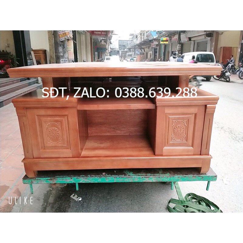 kệ gỗ xoan đào 1m2 sang trọng